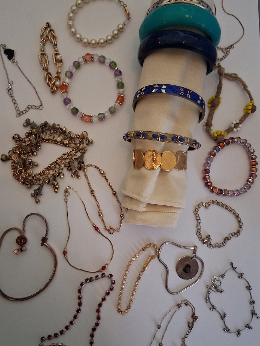 Bracelet Lot - All Wearable, Some Handmade - Women Jewelry